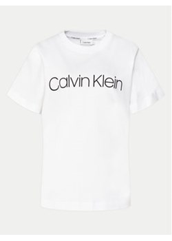 Calvin Klein Curve T-Shirt Inclusive K20K203633 Biały Regular Fit ze sklepu MODIVO w kategorii Bluzki damskie - zdjęcie 170507878
