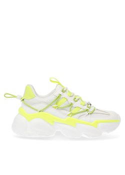 Sneakersy Steve Madden Spectator Sneaker SM11002961-04005-11H Wht/Neon Yel ze sklepu eobuwie.pl w kategorii Buty sportowe damskie - zdjęcie 170508529