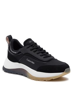 Sneakersy Calvin Klein Runner Lace Up Mesh Mix HW0HW01905 Black BEH ze sklepu eobuwie.pl w kategorii Buty sportowe damskie - zdjęcie 170508668