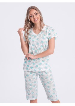 Piżama damska 266ULR - miętowa ze sklepu Edoti w kategorii Piżamy damskie - zdjęcie 170509317