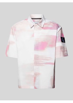 Koszula casualowa o kroju relaxed fit z efektem batiku model ‘DIFFUSED’ ze sklepu Peek&Cloppenburg  w kategorii Koszule męskie - zdjęcie 170512085