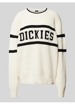 Sweter z dzianiny z napisem z logo model ‘MELVERN’ ze sklepu Peek&Cloppenburg  w kategorii Swetry damskie - zdjęcie 170512096