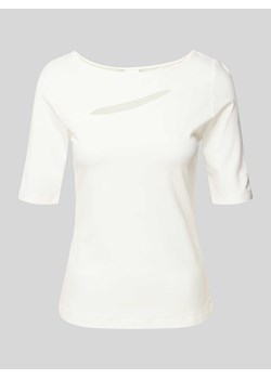 T-shirt z wycięciem ze sklepu Peek&Cloppenburg  w kategorii Bluzki damskie - zdjęcie 170512175