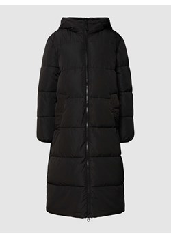 Płaszcz pikowany z kapturem ze sklepu Peek&Cloppenburg  w kategorii Płaszcze damskie - zdjęcie 170512598