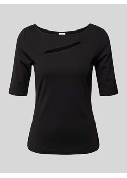 T-shirt z wycięciem ze sklepu Peek&Cloppenburg  w kategorii Bluzki damskie - zdjęcie 170512627