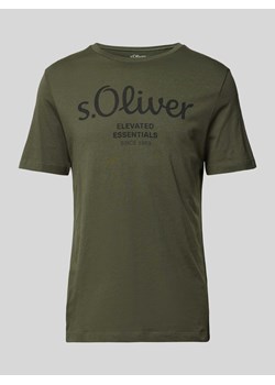 T-shirt z nadrukiem z logo ze sklepu Peek&Cloppenburg  w kategorii T-shirty męskie - zdjęcie 170512647