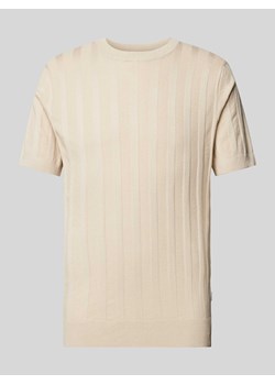 Bluzka z dzianiny w paski ze sklepu Peek&Cloppenburg  w kategorii T-shirty męskie - zdjęcie 170512675