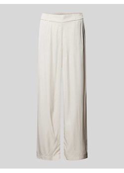 Spodnie materiałowe o kroju regular fit z elastycznym pasem ze sklepu Peek&Cloppenburg  w kategorii Spodnie damskie - zdjęcie 170512749
