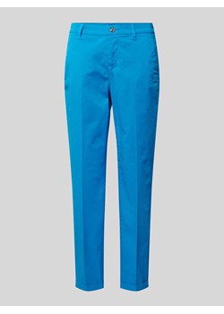 Chinosy o kroju regular fit z zakładkami w pasie ze sklepu Peek&Cloppenburg  w kategorii Spodnie damskie - zdjęcie 170512846