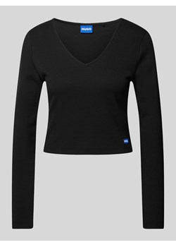 NOWOŚĆ w P&C*: Bluzka krótka z długim rękawem model ‘Darimina’ ze sklepu Peek&Cloppenburg  w kategorii Bluzki damskie - zdjęcie 170512847