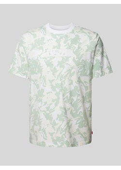 T-shirt o kroju relaxed fit ze wzorem na całej powierzchni ze sklepu Peek&Cloppenburg  w kategorii T-shirty męskie - zdjęcie 170512967