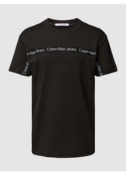 T-shirt z nadrukiem z logo ze sklepu Peek&Cloppenburg  w kategorii T-shirty męskie - zdjęcie 170513045