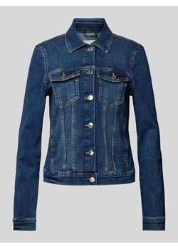 Kurtka jeansowa z nakładanymi kieszeniami z patką na piersi ze sklepu Peek&Cloppenburg  w kategorii Kurtki damskie - zdjęcie 170513099