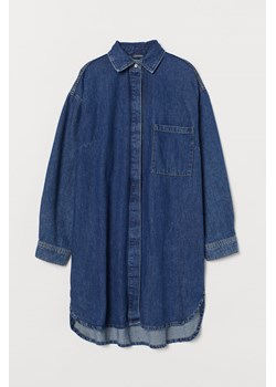 H & M - Sukienka dżinsowa oversize - Niebieski ze sklepu H&M w kategorii Sukienki - zdjęcie 170513245