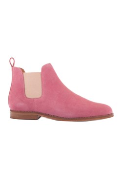 Marco Shoes Sztyblety Iggy Pink beżowy ze sklepu ButyModne.pl w kategorii Botki - zdjęcie 170513435