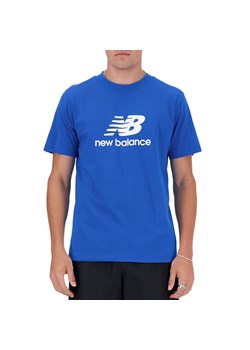 Koszulka New Balance MT41502BUL - niebieska ze sklepu streetstyle24.pl w kategorii T-shirty męskie - zdjęcie 170514789