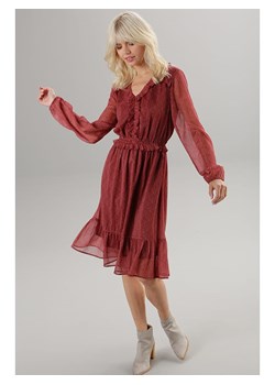 Aniston Sukienka w kolorze bordowym ze sklepu Limango Polska w kategorii Sukienki - zdjęcie 170515036