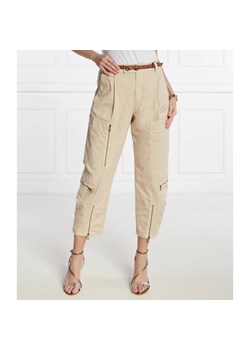 Pinko Spodnie cargo | Regular Fit | stretch ze sklepu Gomez Fashion Store w kategorii Spodnie damskie - zdjęcie 170515686
