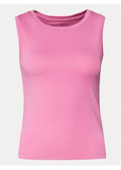 Gap Top 540735-10 Różowy Slim Fit ze sklepu MODIVO w kategorii Bluzki damskie - zdjęcie 170518736