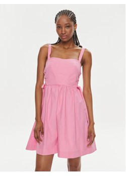 Pinko Sukienka letnia Amazonia 103566 A1WP Różowy Regular Fit ze sklepu MODIVO w kategorii Sukienki - zdjęcie 170518739