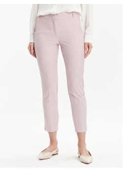 Marella Chinosy Turku 2413131041 Różowy Slim Fit ze sklepu MODIVO w kategorii Spodnie damskie - zdjęcie 170518745
