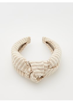 Reserved - Opaska z węzłem - złamana biel ze sklepu Reserved w kategorii Opaski do włosów - zdjęcie 170521866