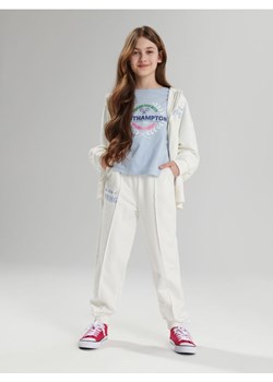 Sinsay - Spodnie - kremowy ze sklepu Sinsay w kategorii Spodnie dziewczęce - zdjęcie 170522736