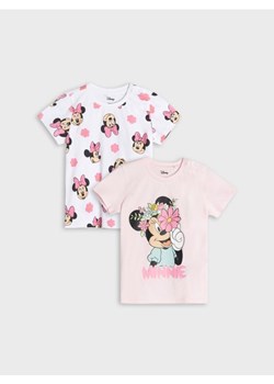 Sinsay - Koszulki Disney 2 pack - różowy ze sklepu Sinsay w kategorii Koszulki niemowlęce - zdjęcie 170522845