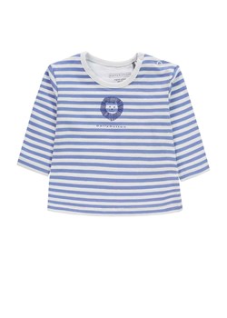 Bluzka chłopięca z długim rękawem, bawełna organiczna, niebieska, paski, Bellybutton ze sklepu 5.10.15 w kategorii Kaftaniki i bluzki - zdjęcie 170524165