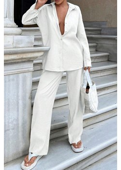 Komplet LENTEDA WHITE ze sklepu Ivet Shop w kategorii Komplety i garnitury damskie - zdjęcie 170524815