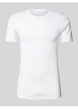 T-shirt z prążkowanym,okrągłym dekoltem model ‘NOBLESSE’ ze sklepu Peek&Cloppenburg  w kategorii T-shirty męskie - zdjęcie 170524935