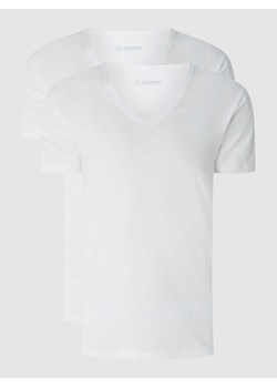 T-shirt z dekoltem w serek w zestawie 2 szt. ze sklepu Peek&Cloppenburg  w kategorii Podkoszulki męskie - zdjęcie 170525056