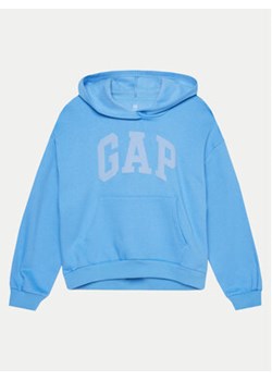 Gap Bluza 870903 Niebieski Regular Fit ze sklepu MODIVO w kategorii Bluzy dziewczęce - zdjęcie 170525745