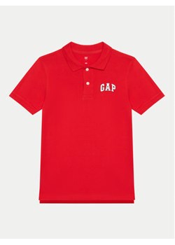Gap Polo 559938 Czerwony Regular Fit ze sklepu MODIVO w kategorii T-shirty chłopięce - zdjęcie 170525847