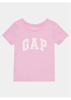 Gap T-Shirt 862123-00 Różowy Regular Fit ze sklepu MODIVO w kategorii Bluzki dziewczęce - zdjęcie 170526085