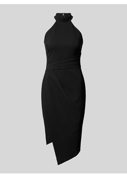 Sukienka koktajlowa o długości do kolan z wiązaniem na szyi ze sklepu Peek&Cloppenburg  w kategorii Sukienki - zdjęcie 170530215