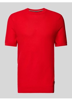 T-shirt z fakturowanym wzorem model ‘Tantino’ ze sklepu Peek&Cloppenburg  w kategorii T-shirty męskie - zdjęcie 170530455