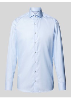 Koszula biznesowa o kroju slim fit z kołnierzykiem typu cutaway ze sklepu Peek&Cloppenburg  w kategorii Koszule męskie - zdjęcie 170530658