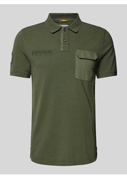 Koszulka polo z wyhaftowanym logo ze sklepu Peek&Cloppenburg  w kategorii T-shirty męskie - zdjęcie 170530675