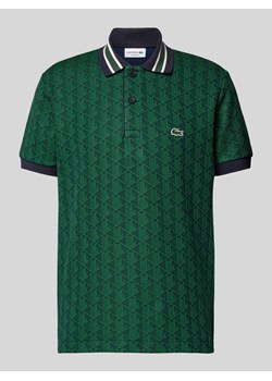 Koszulka polo o kroju classic fit ze wzorem na całej powierzchni ze sklepu Peek&Cloppenburg  w kategorii T-shirty męskie - zdjęcie 170530679