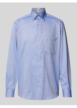 Koszula biznesowa o kroju comfort fit z kołnierzykiem typu button down ze sklepu Peek&Cloppenburg  w kategorii Koszule męskie - zdjęcie 170530838