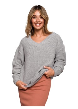Be Wear Sweter w kolorze szarym ze sklepu Limango Polska w kategorii Swetry damskie - zdjęcie 170530899