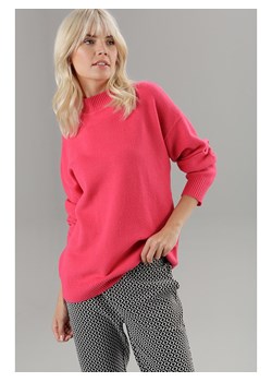 Aniston Sweter w kolorze różowym ze sklepu Limango Polska w kategorii Swetry damskie - zdjęcie 170531247