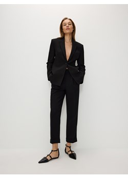 Reserved - Spodnie z mankietami - czarny ze sklepu Reserved w kategorii Spodnie damskie - zdjęcie 170532136