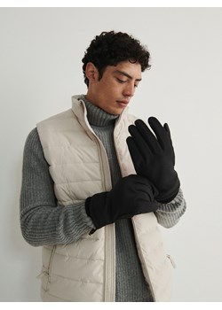 Reserved - Gładkie rękawiczki - czarny ze sklepu Reserved w kategorii Rękawiczki męskie - zdjęcie 170532179