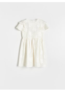 Reserved - Sukienka w kwiaty - złamana biel ze sklepu Reserved w kategorii Sukienki dziewczęce - zdjęcie 170532306