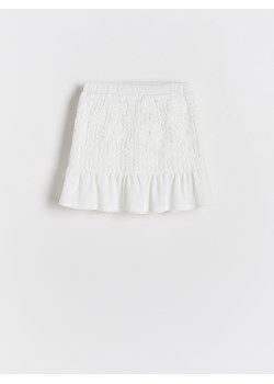 Reserved - Ażurowa spódnica - złamana biel ze sklepu Reserved w kategorii Spódnice dziewczęce - zdjęcie 170532347