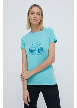 Viking t-shirt sportowy Lako kolor turkusowy ze sklepu ANSWEAR.com w kategorii Bluzki damskie - zdjęcie 170534845