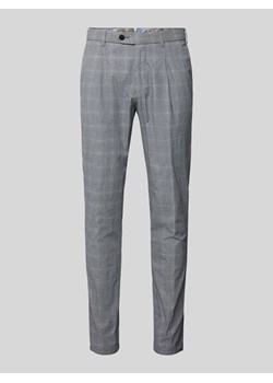 Spodnie ze wzorem w kratę glencheck modelu ‘LEO’ ze sklepu Peek&Cloppenburg  w kategorii Spodnie męskie - zdjęcie 170535309
