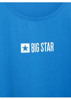 Koszulka męska bez rękawów niebieska Treyyn 401 ze sklepu Big Star w kategorii T-shirty męskie - zdjęcie 170535486